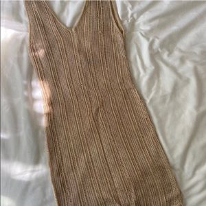 Gold summer dress
